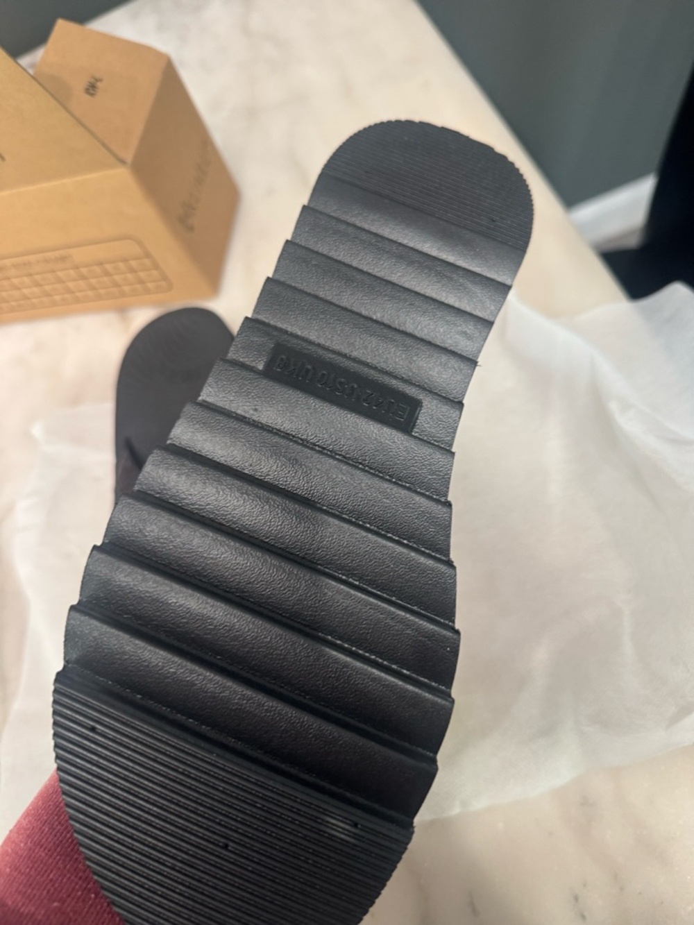 Black Women's Flip-Flop Sandals - Comfortable Everyday Straps - Picture 6 of 7